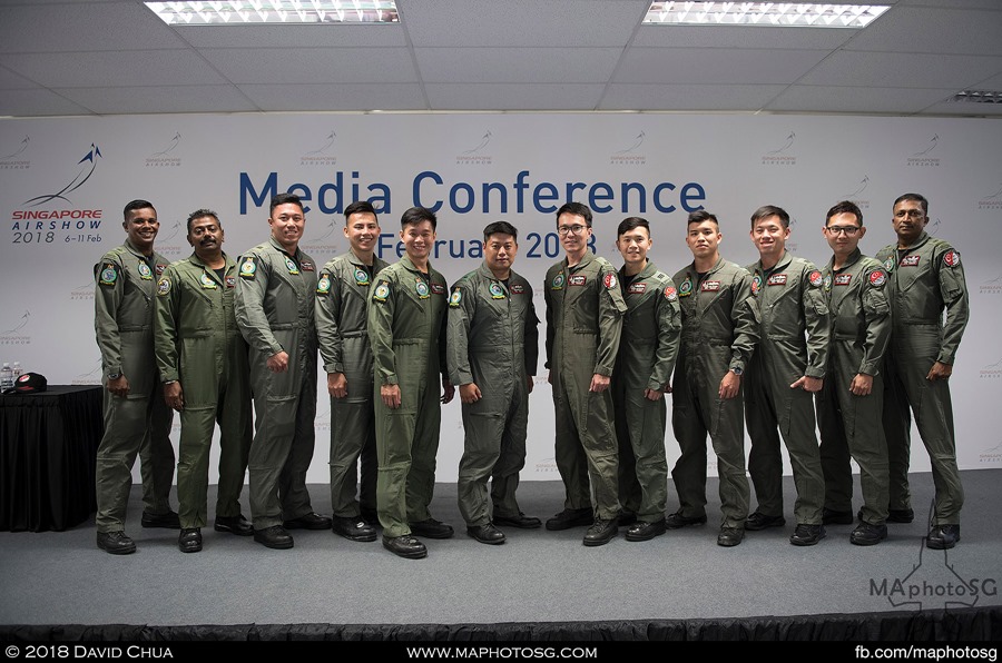 RSAF Display Team pilots and commentators