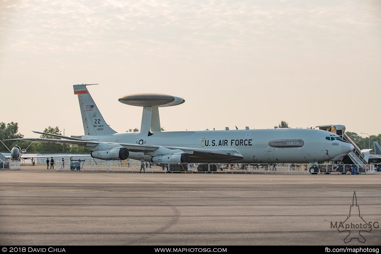 USAF E-3B Sentry from Kadena Air Base, Okinawa, Japan