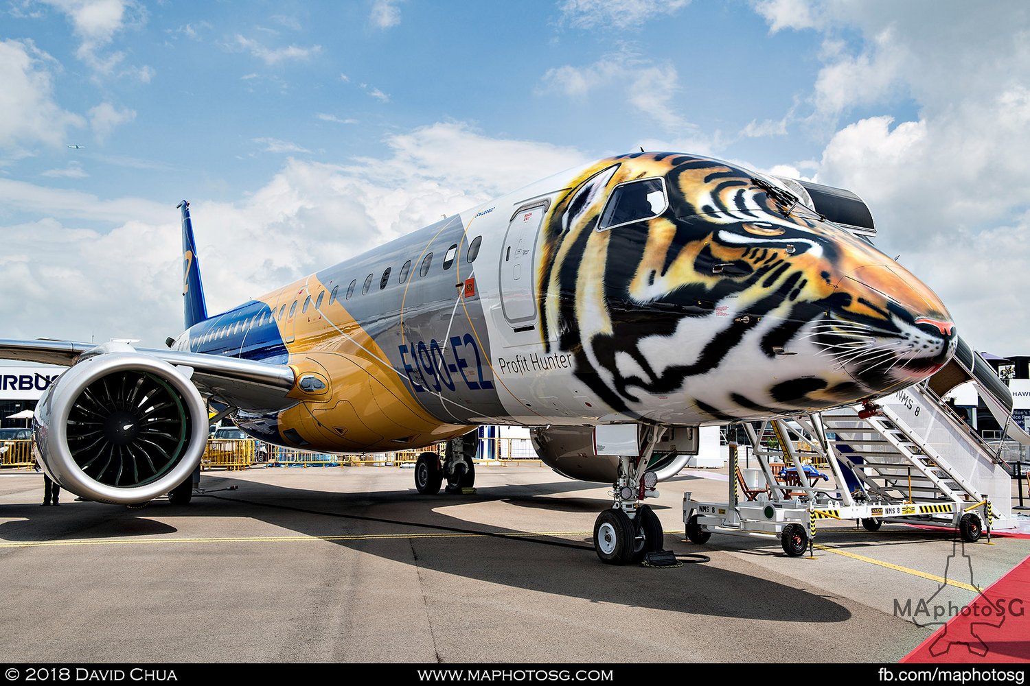 Embraer E190-E2 "Profit Hunter" Tiger Livery (PR-ZFU)