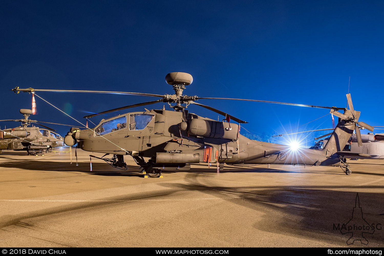 RSAF 120 Sqn Boeing AH-64D Apache Longbow (058)