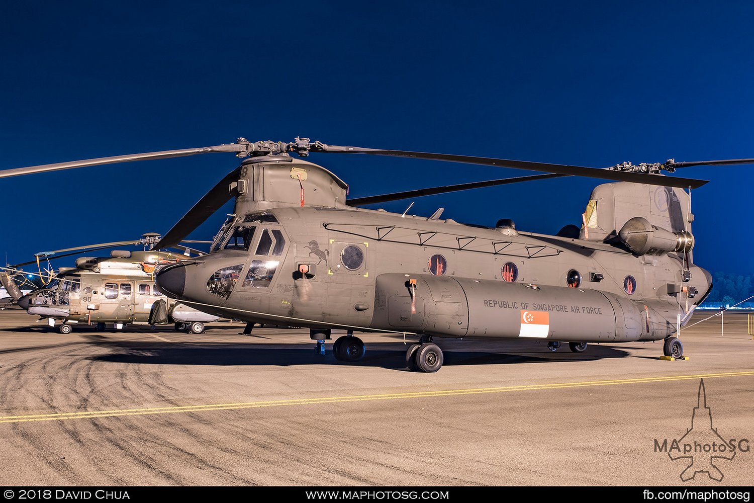 RSAF 127 Sqn Boeing CH-47SD Chinook (88198)