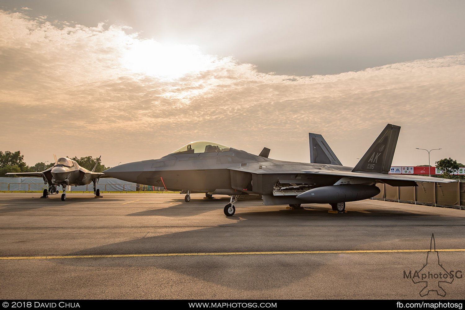 USAF 525th FS Lockheed Martin F-22A Raptor (06-115)