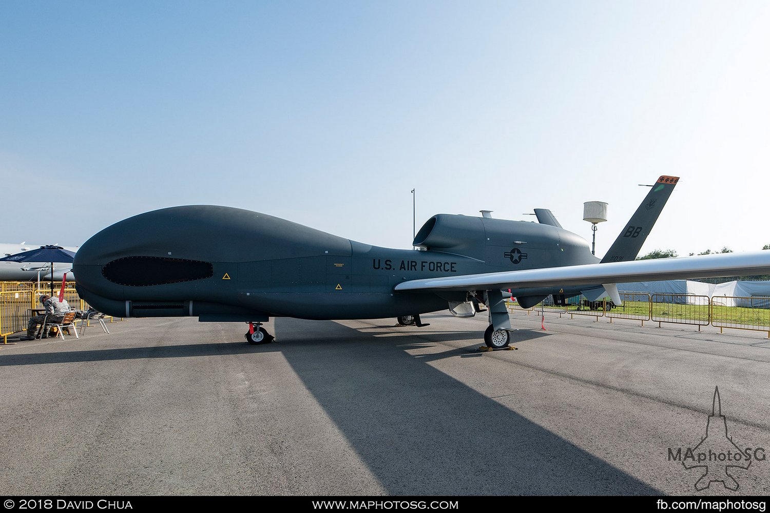 USAF 9 RW Northdrop Grumman RQ-4B Global Hawk (07-031)