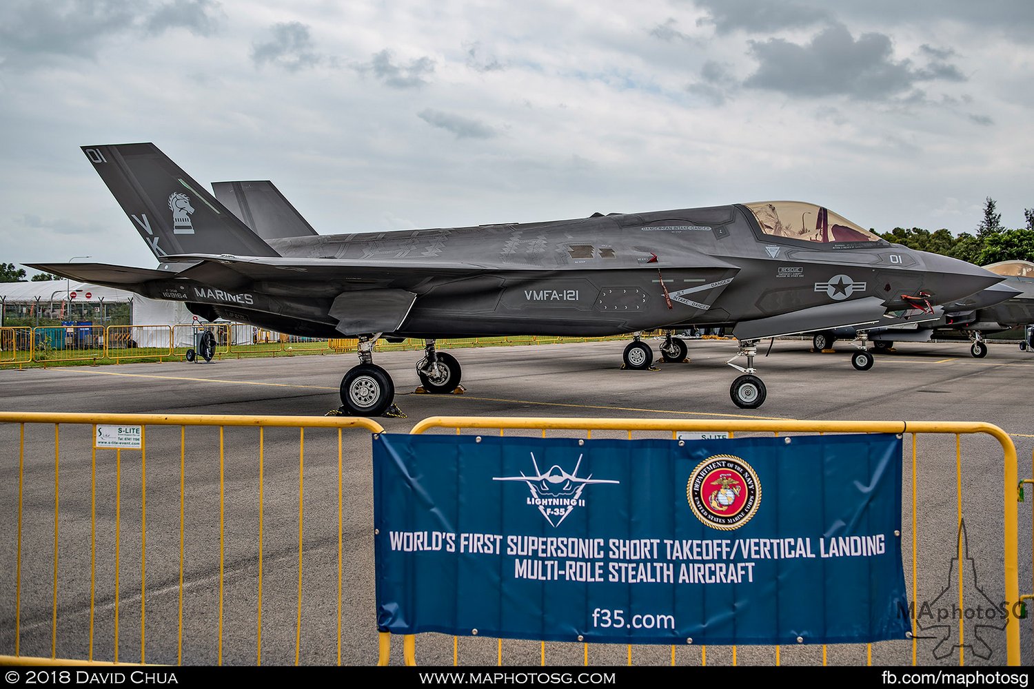 USMC VMFA-121 Lockheed Martin F-35B Lightning II (169164)