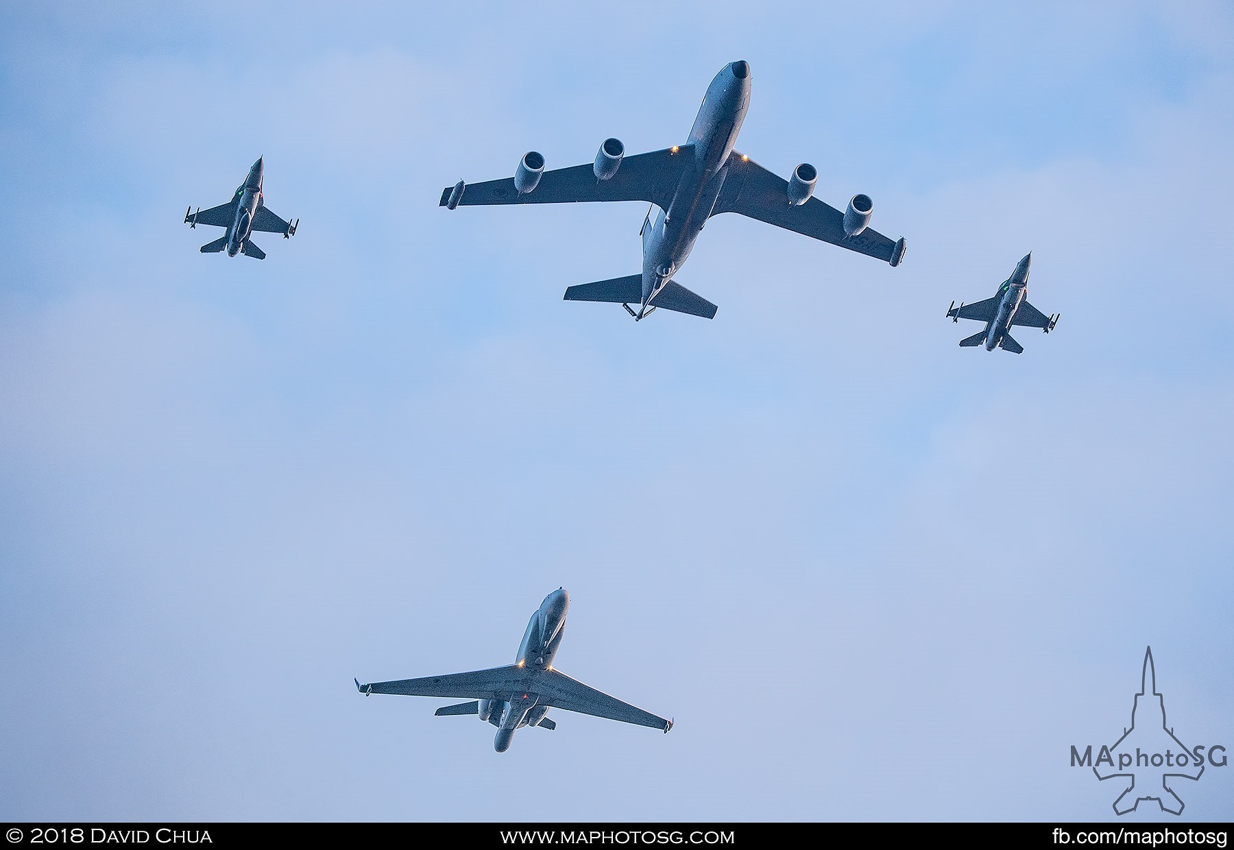 1902 – Formation of KC-135R Stratotanker, Gulfstream G550 CAEWS and 2 F-16 Fighting Falcons