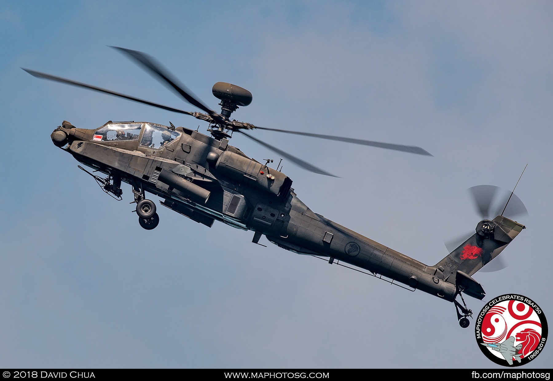 Quick Stop – Showcasing the agility of the helicopter, the Apaches executes a quick stop by rapidly decelerating to a hover.