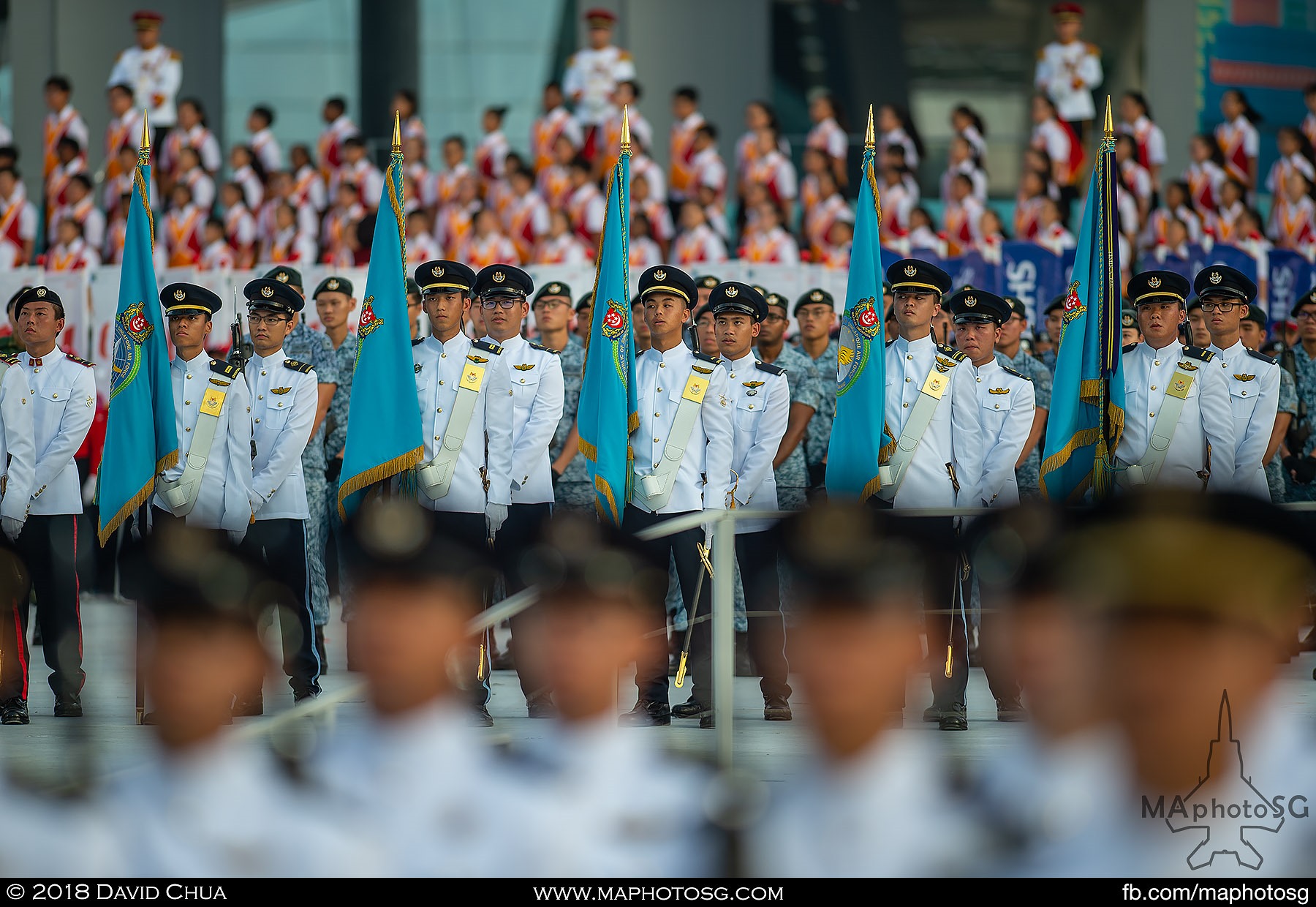 12. Regimental Colours of the Republic of Singapore Air Force.