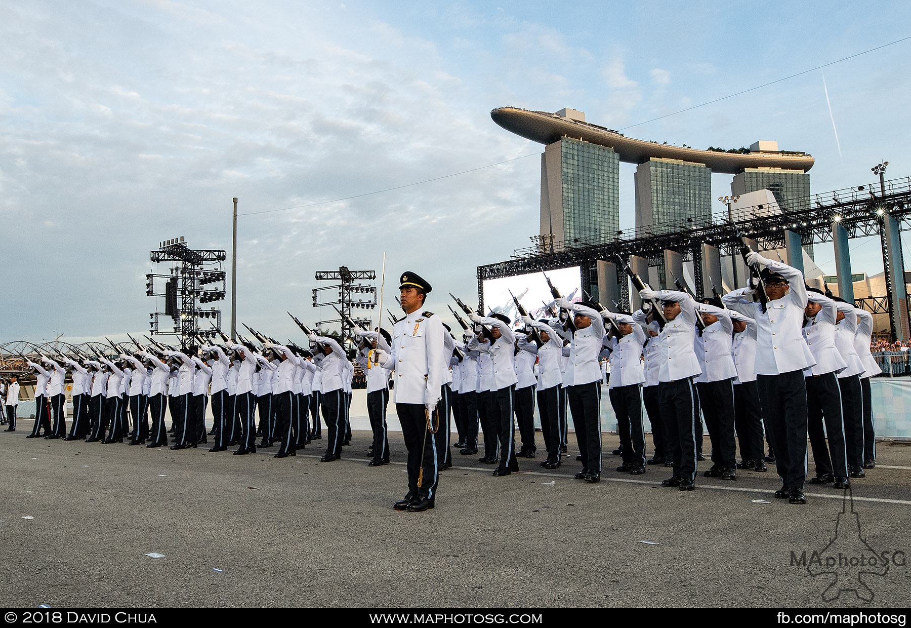 23. RSAF Guard of Honour performs the "feu-de-joie"