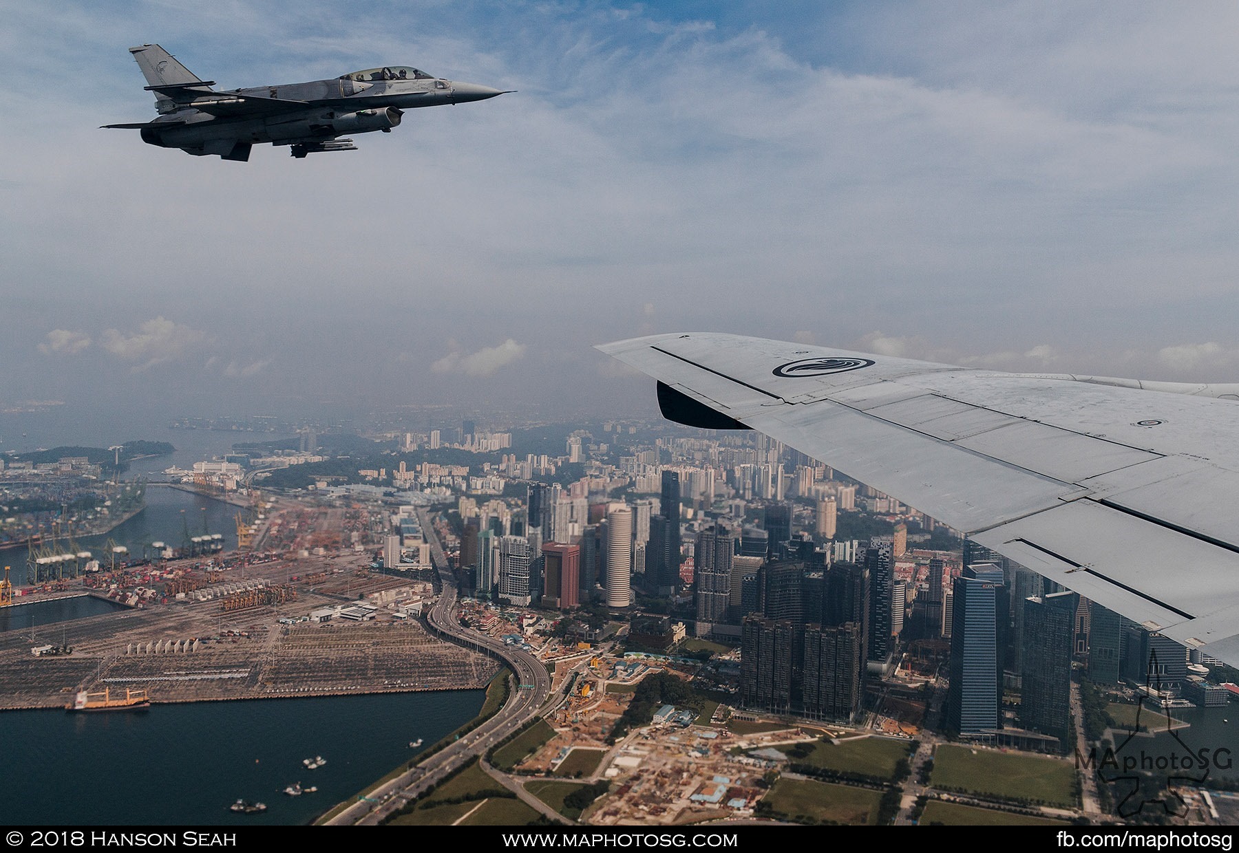 F-16D+ Viper as seen from the KC-135R Stratotanker 