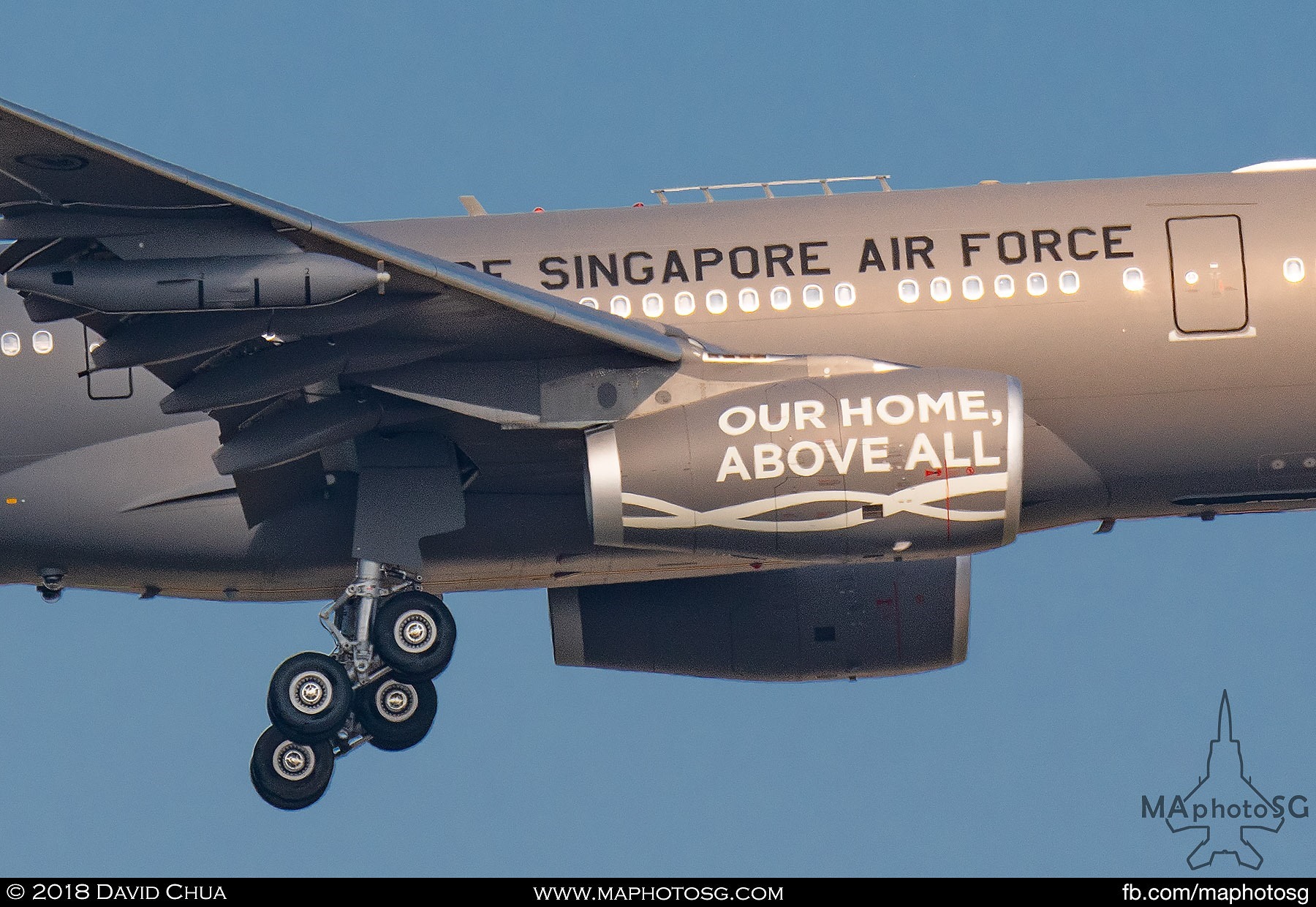 RSAF50 Tagline “Our Home, Above All” - Republic of Singapore Air Force A330-MRTT (761)