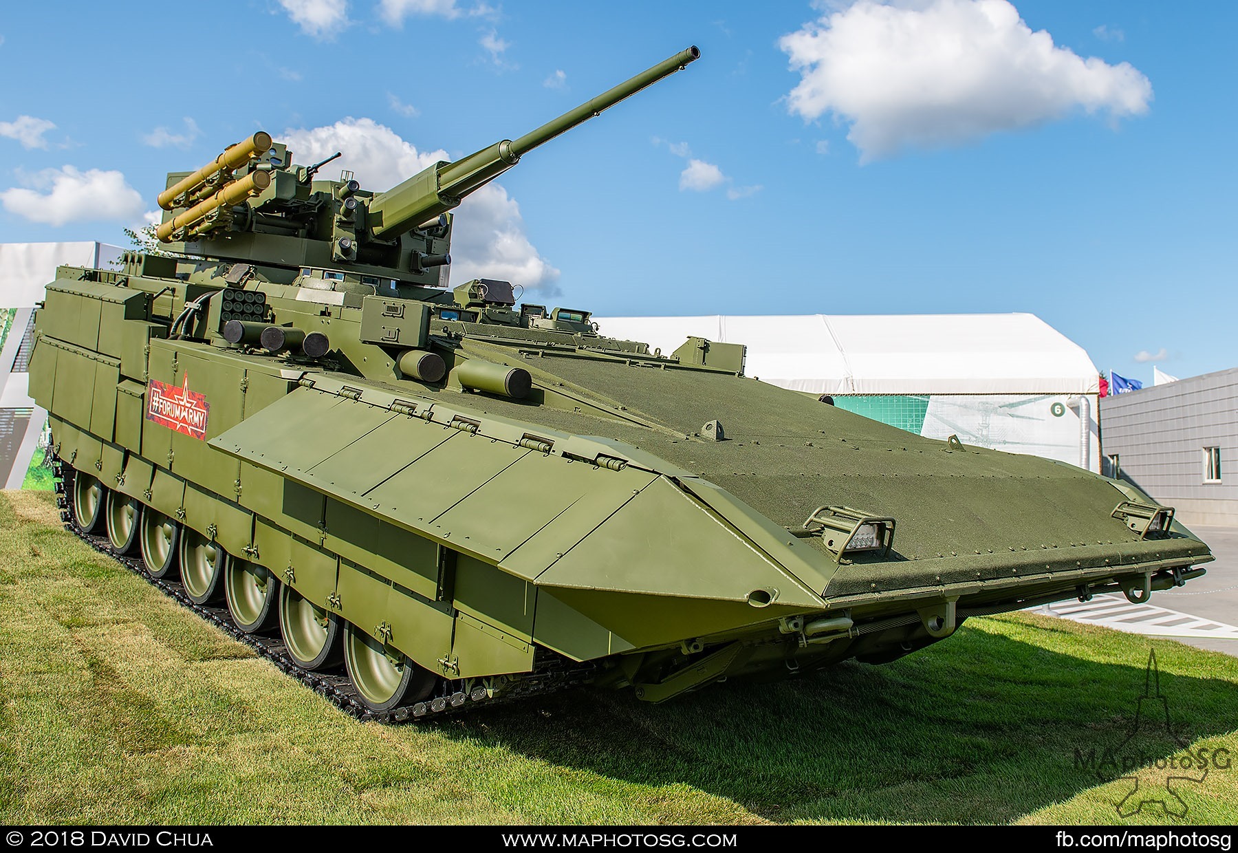 03. T-15 Armata Infantry Fighting Vehicle with 57mm Cannon and ATM 9M120 "Ataka"