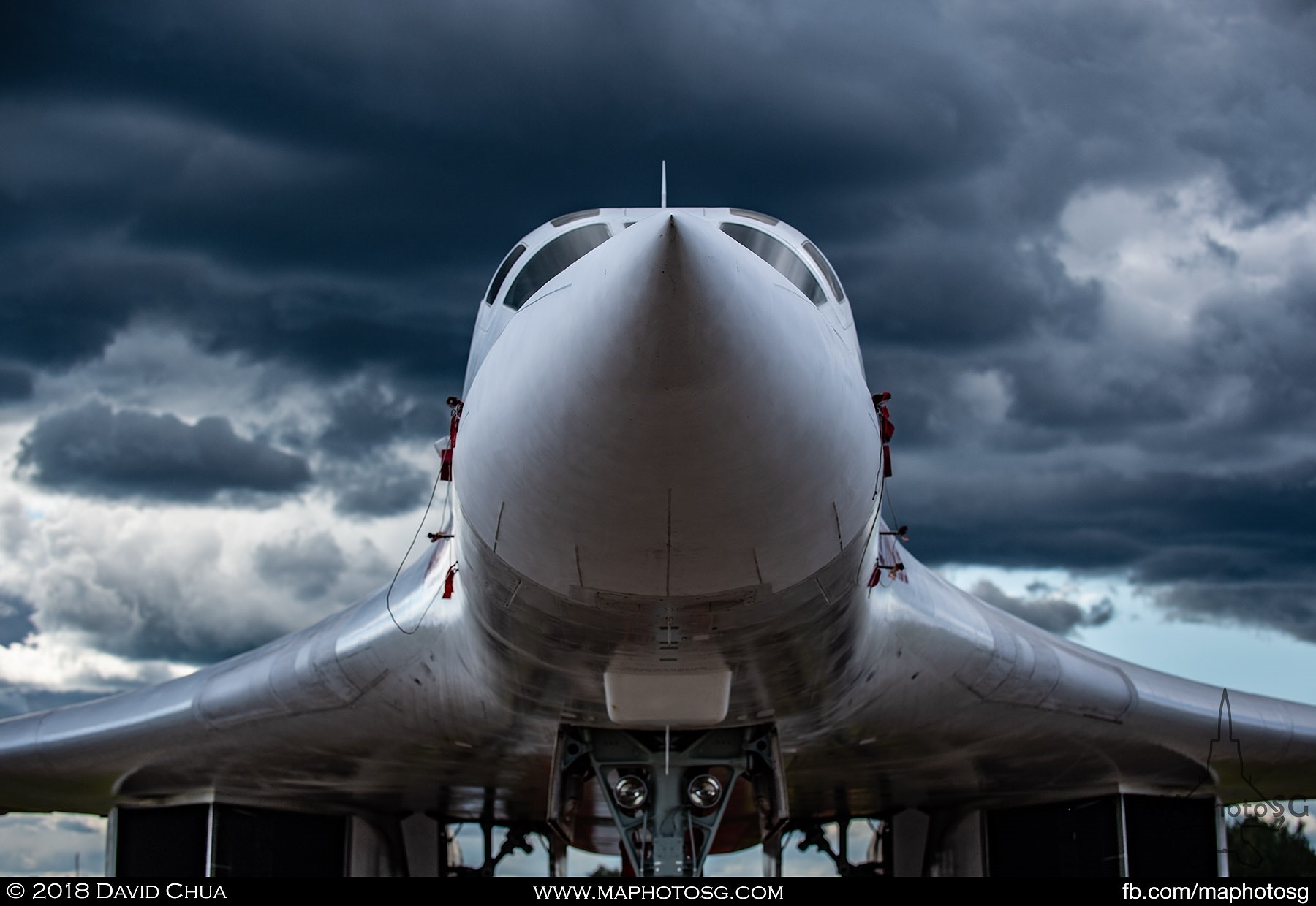 19. Dark clouds above the Tu-160 "White Swan"