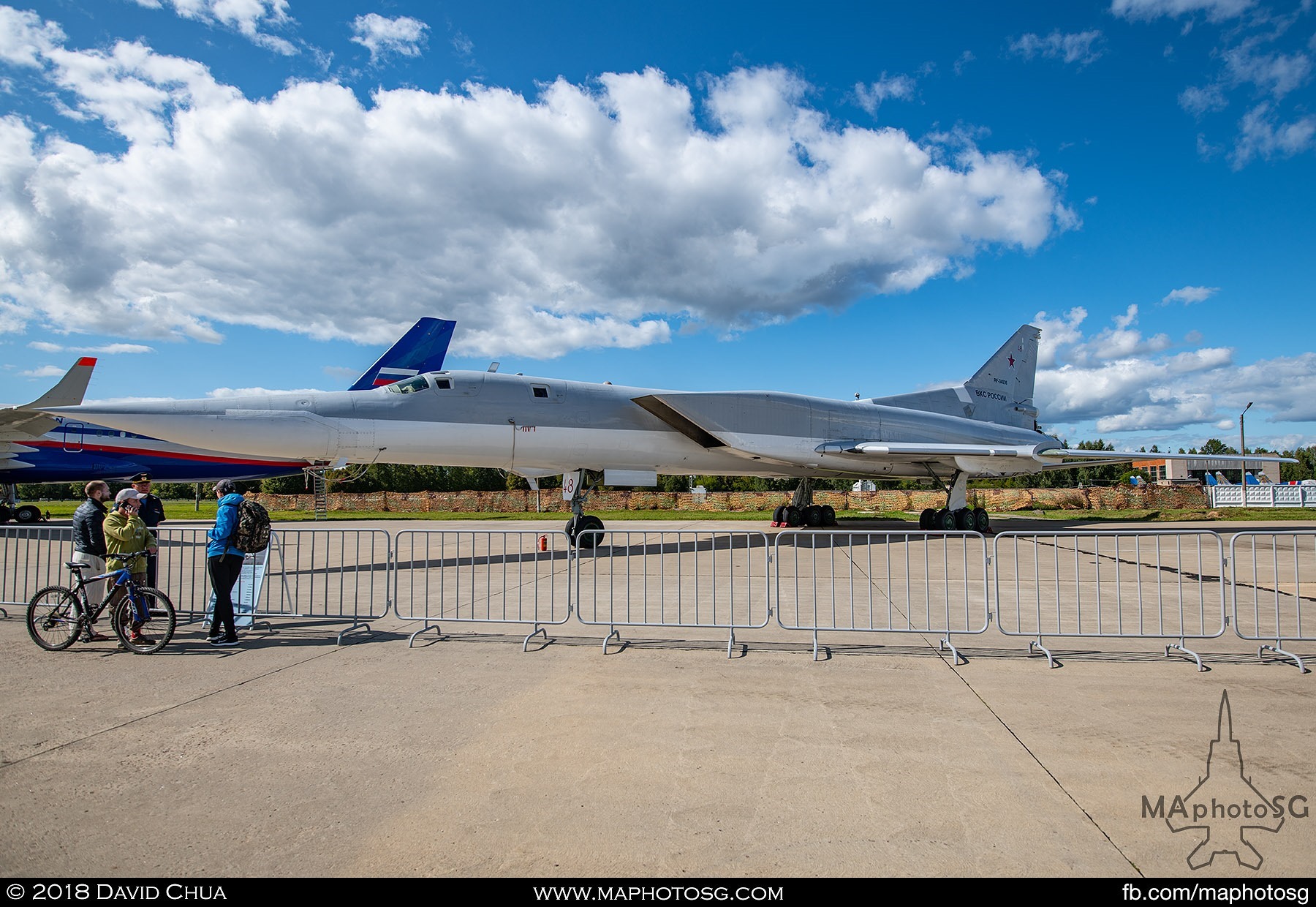 22. Tupolev Tu-22m3 "Backfire" swing wing strategic bomber in its latest upgraded form