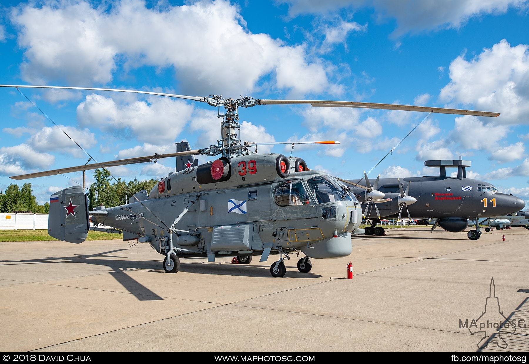26. Modernised Kamov Ka-27m "Helix" multipurpose helicopter of the Russian Navy