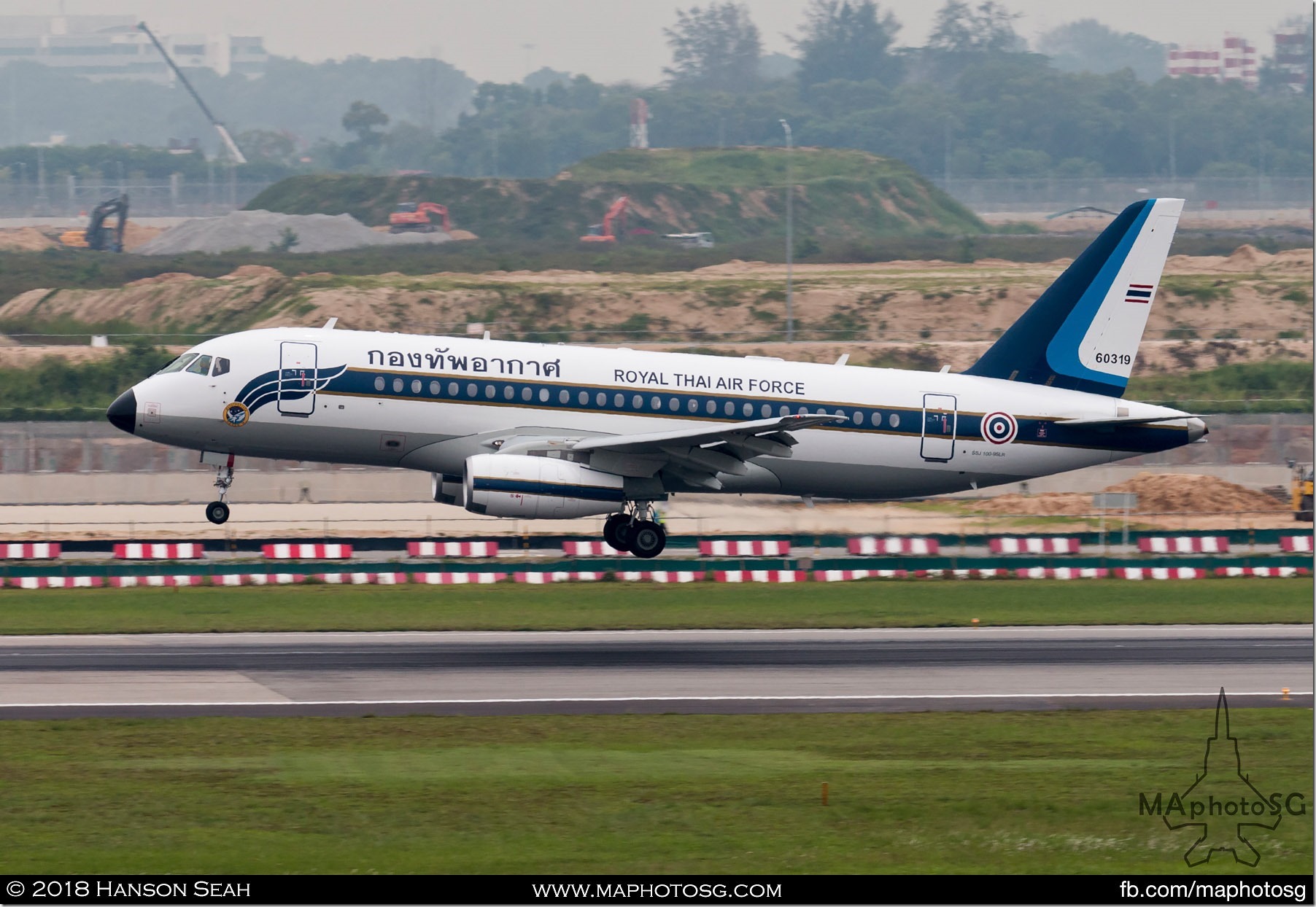 07. Royal Thai Air Force Superjet SSJ100