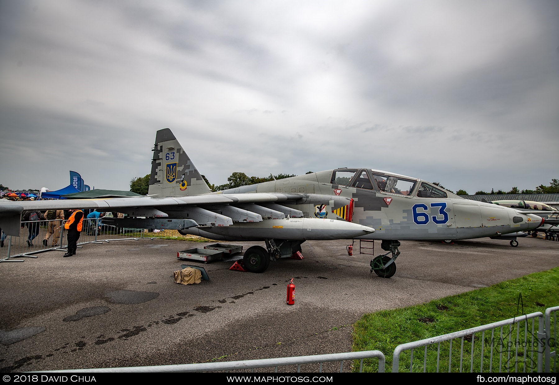 09. Side profile of the Ukranian Air Force Su-25 Frogfoot