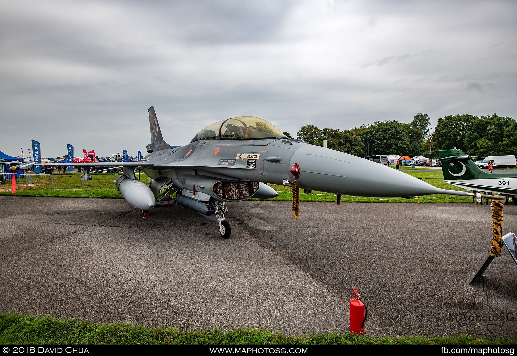 15. Royal Netherlands Air Force F-16B MLU Fighting Falcon J-882