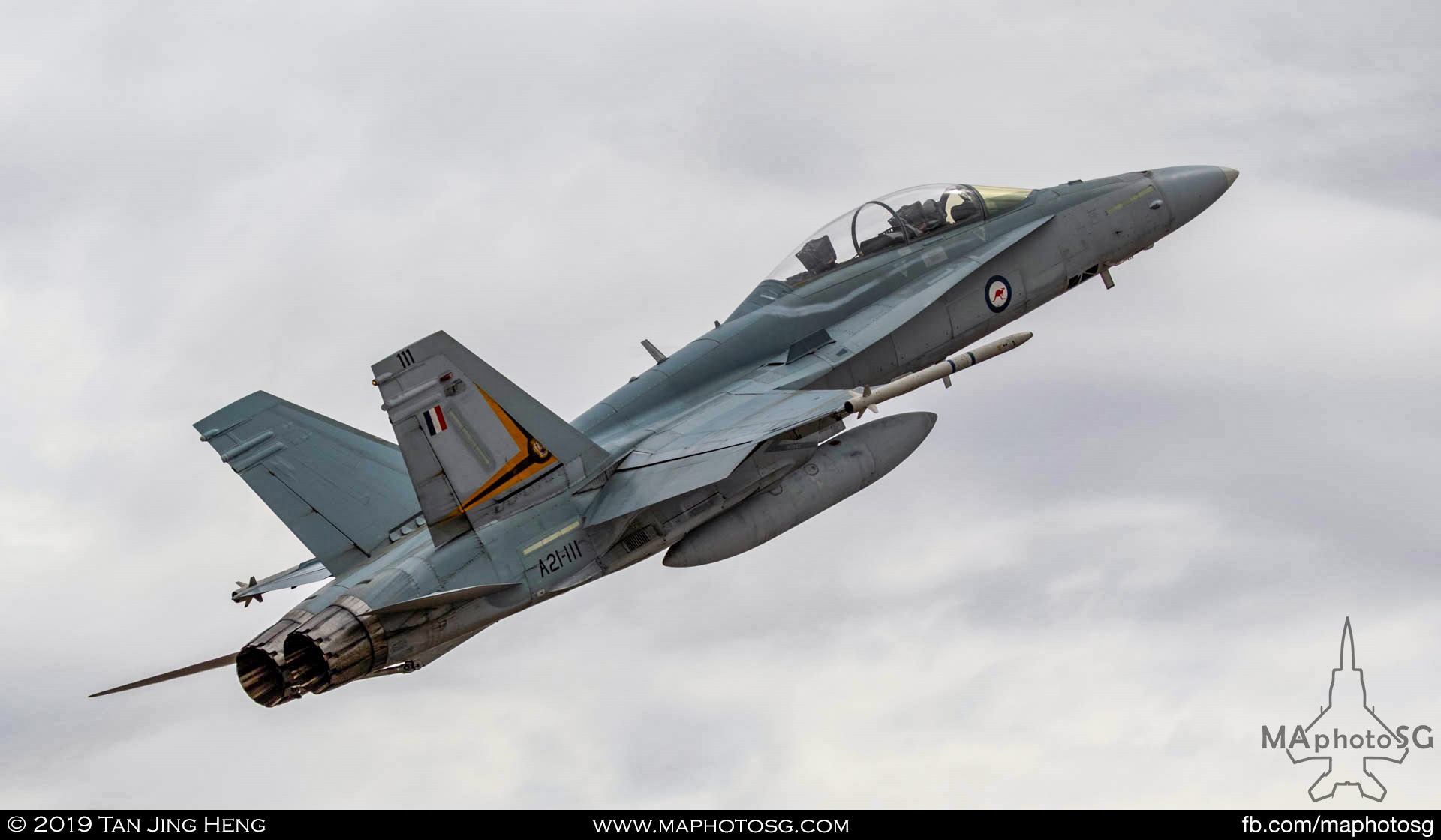 RAAF F-18B Hornet