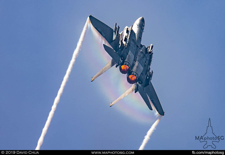 F-15SG Vertical Climb with afterburners