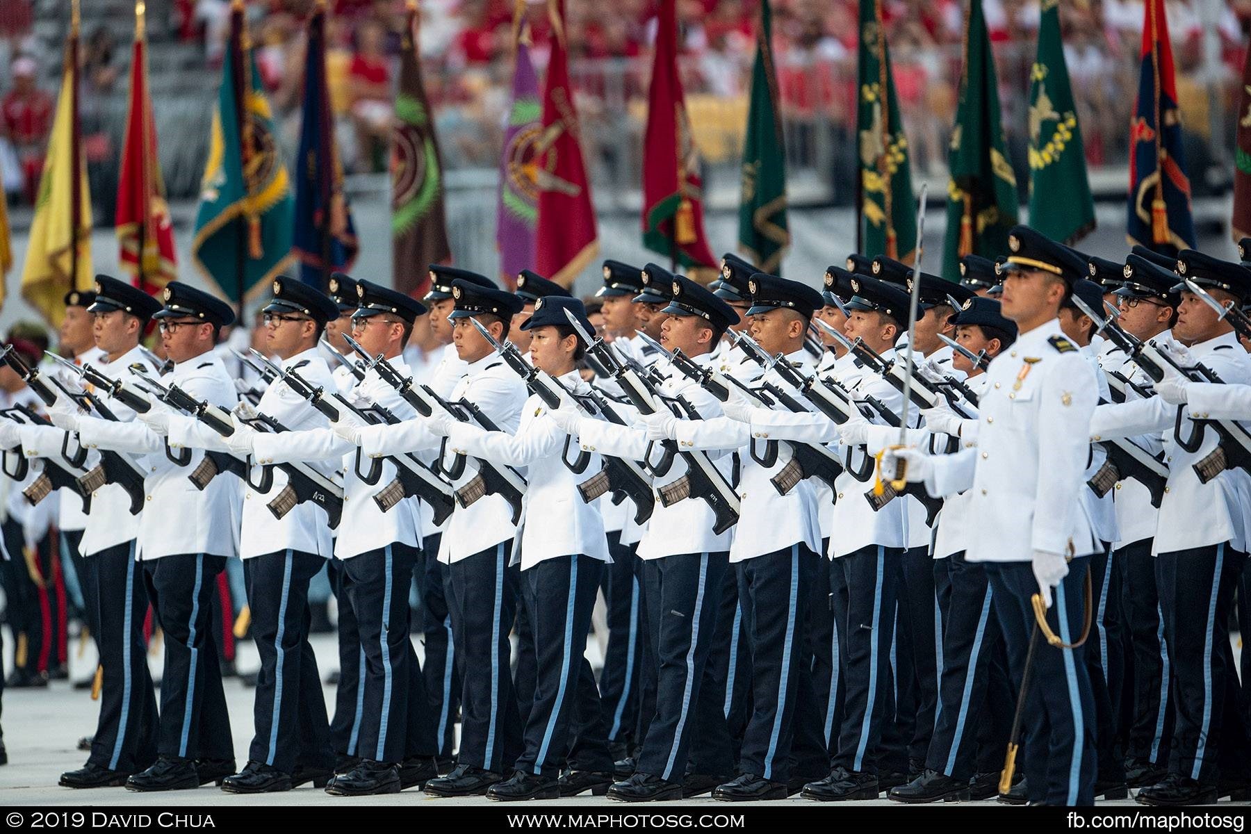 Guard of Honour performing the feu de joie