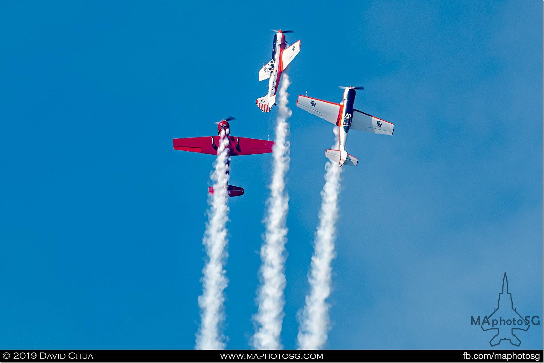 Trio of Yak-52