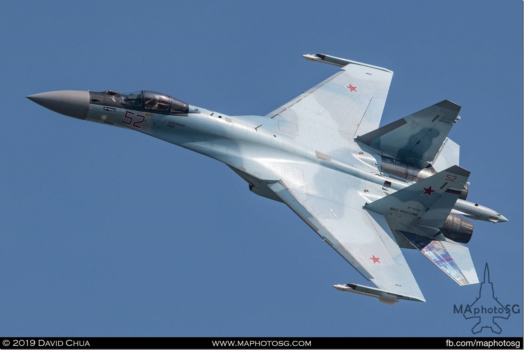 Sukhoi Su-35S fighter aircraft