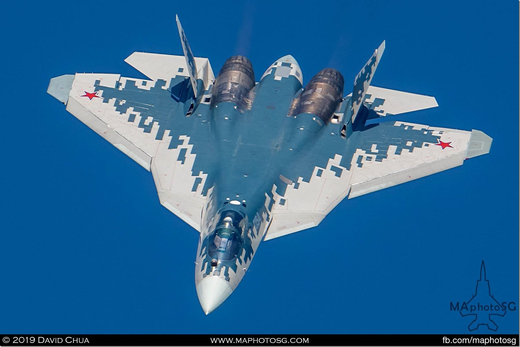 Sukhoi Su-57 fifth generation fighter aircraft