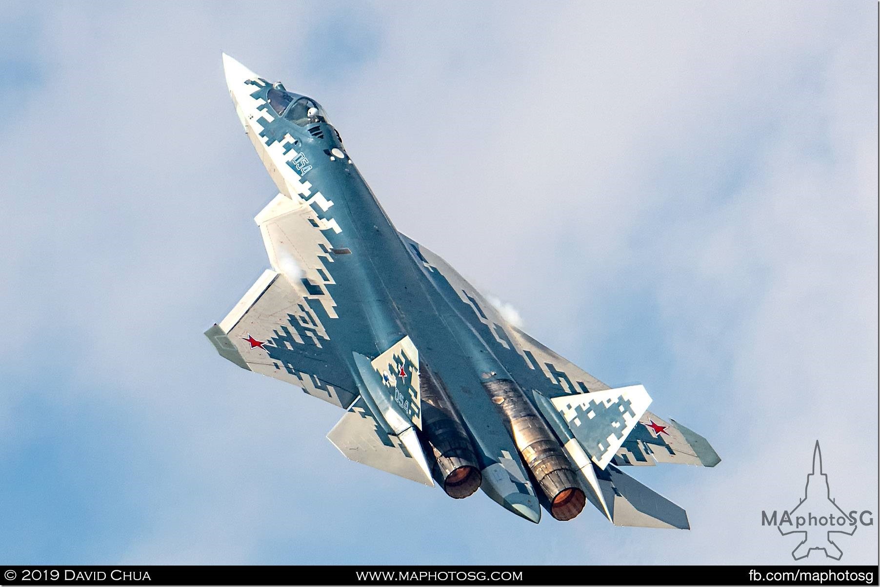 Sukhoi Su-57 fifth generation fighter aircraft