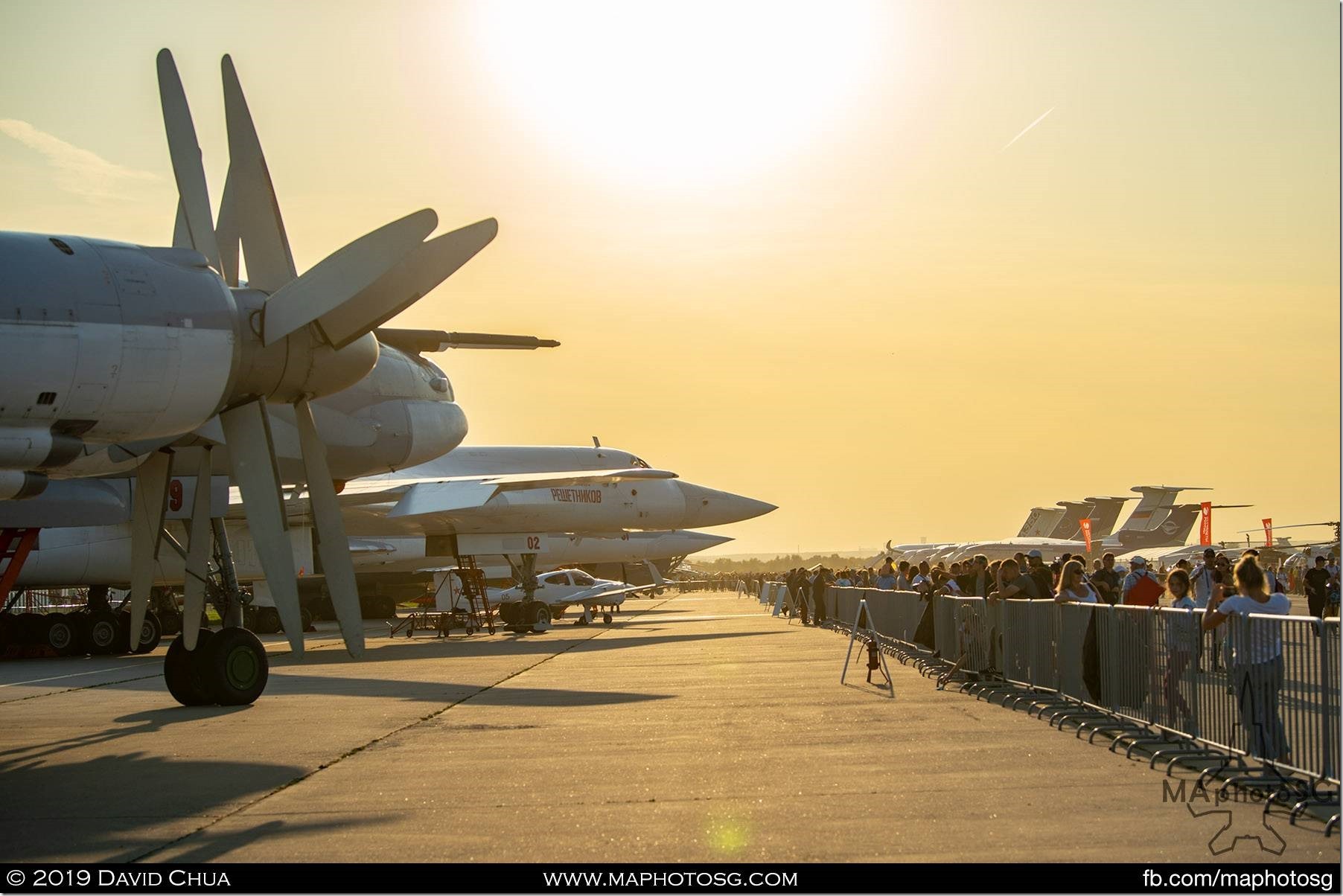 All gold as the sun goes down on in Zhukovsky