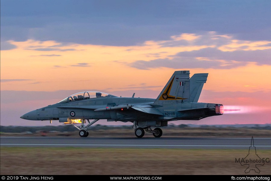 RAAF F/A-18B Hornet