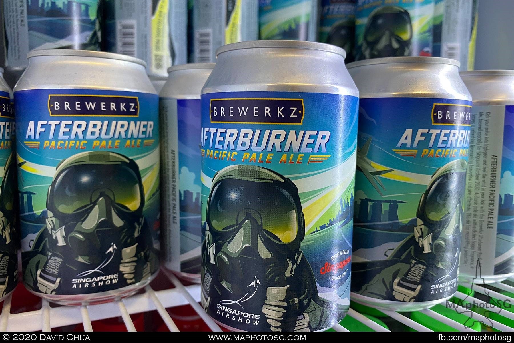 Special Afterburner beer from Brewerkz for the Singapore Airshow 2020