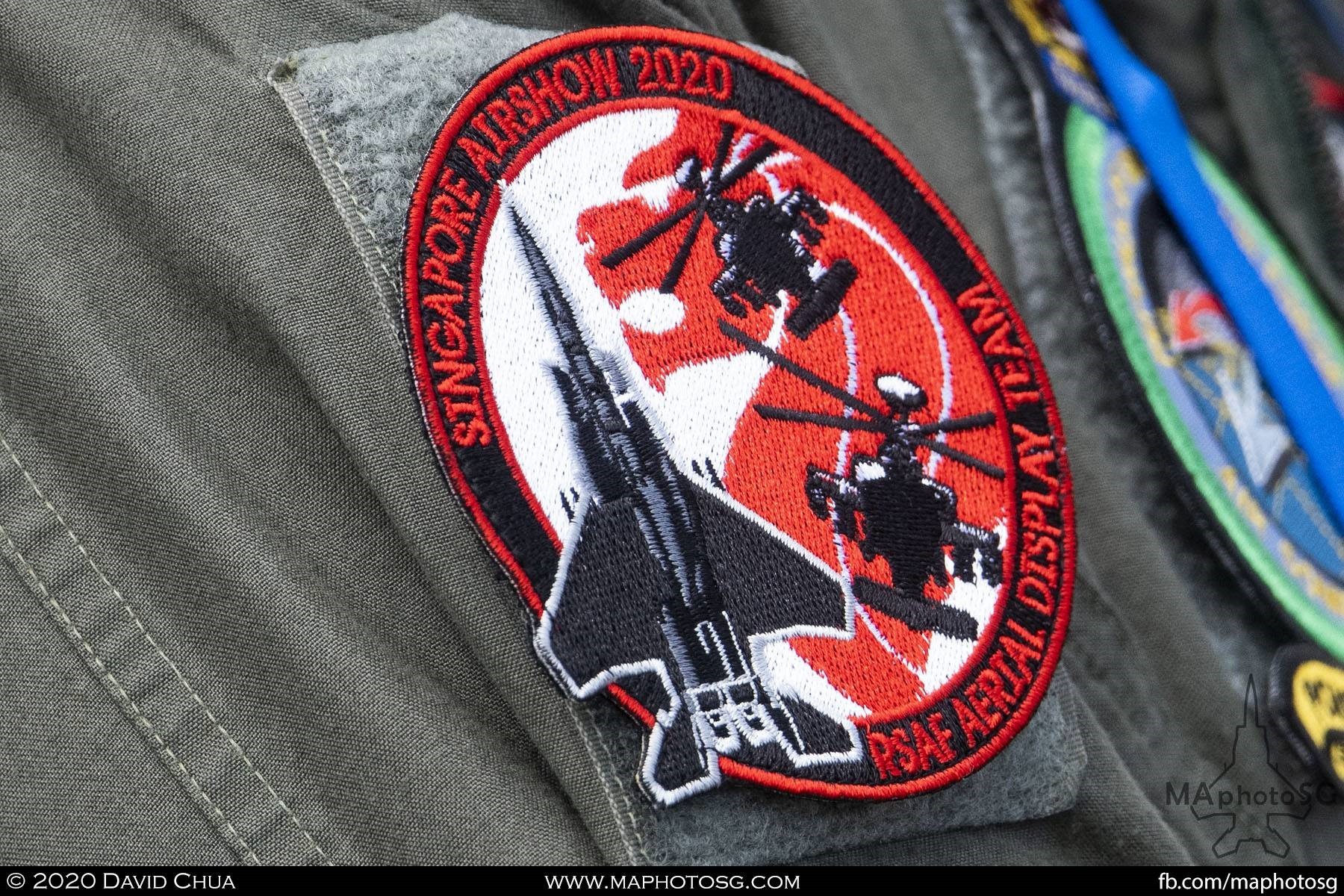 Special patch of the RSAF Aerial Display Team for Singapore Airshow 2020