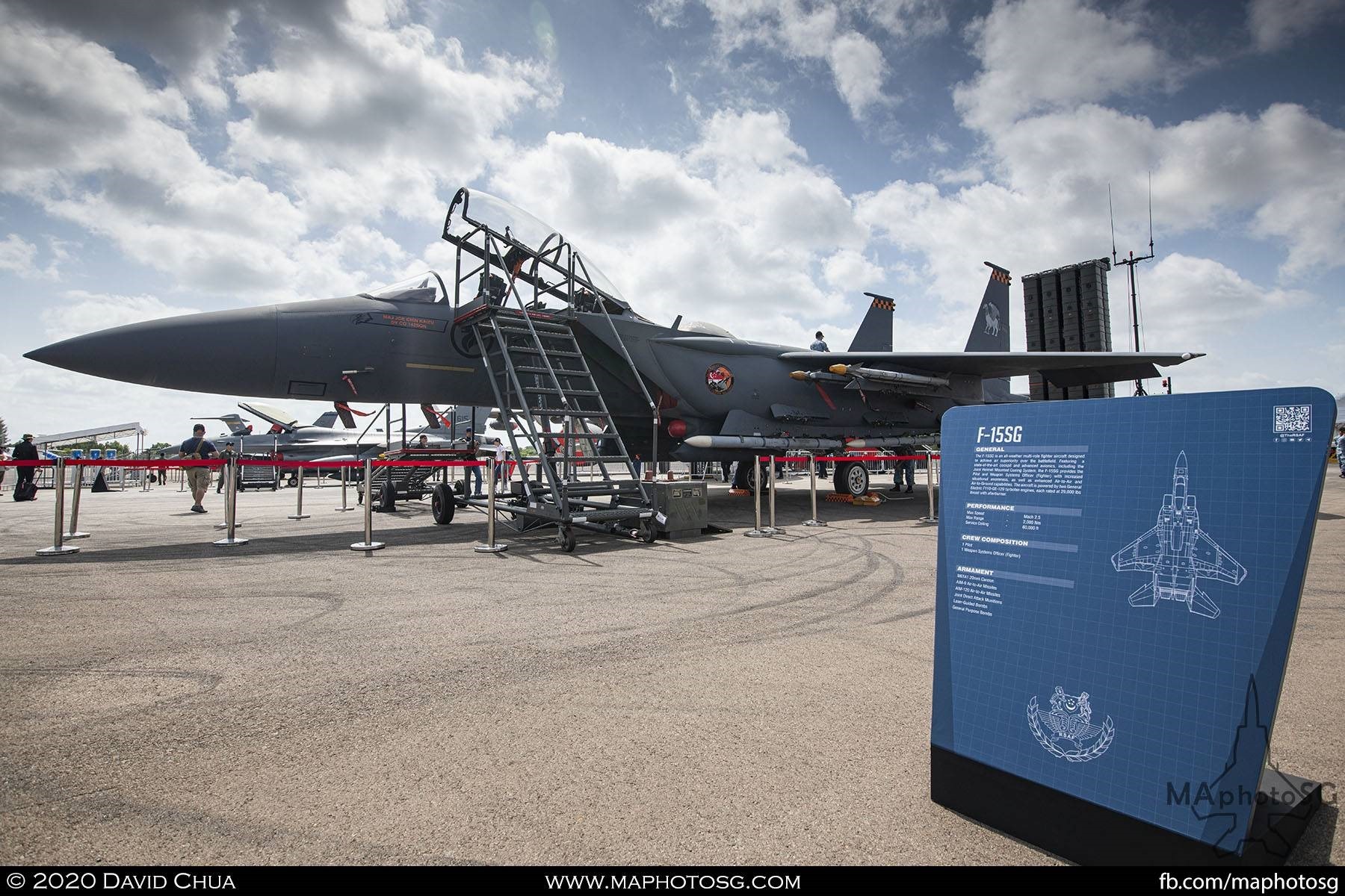 RSAF F-15SG at static display