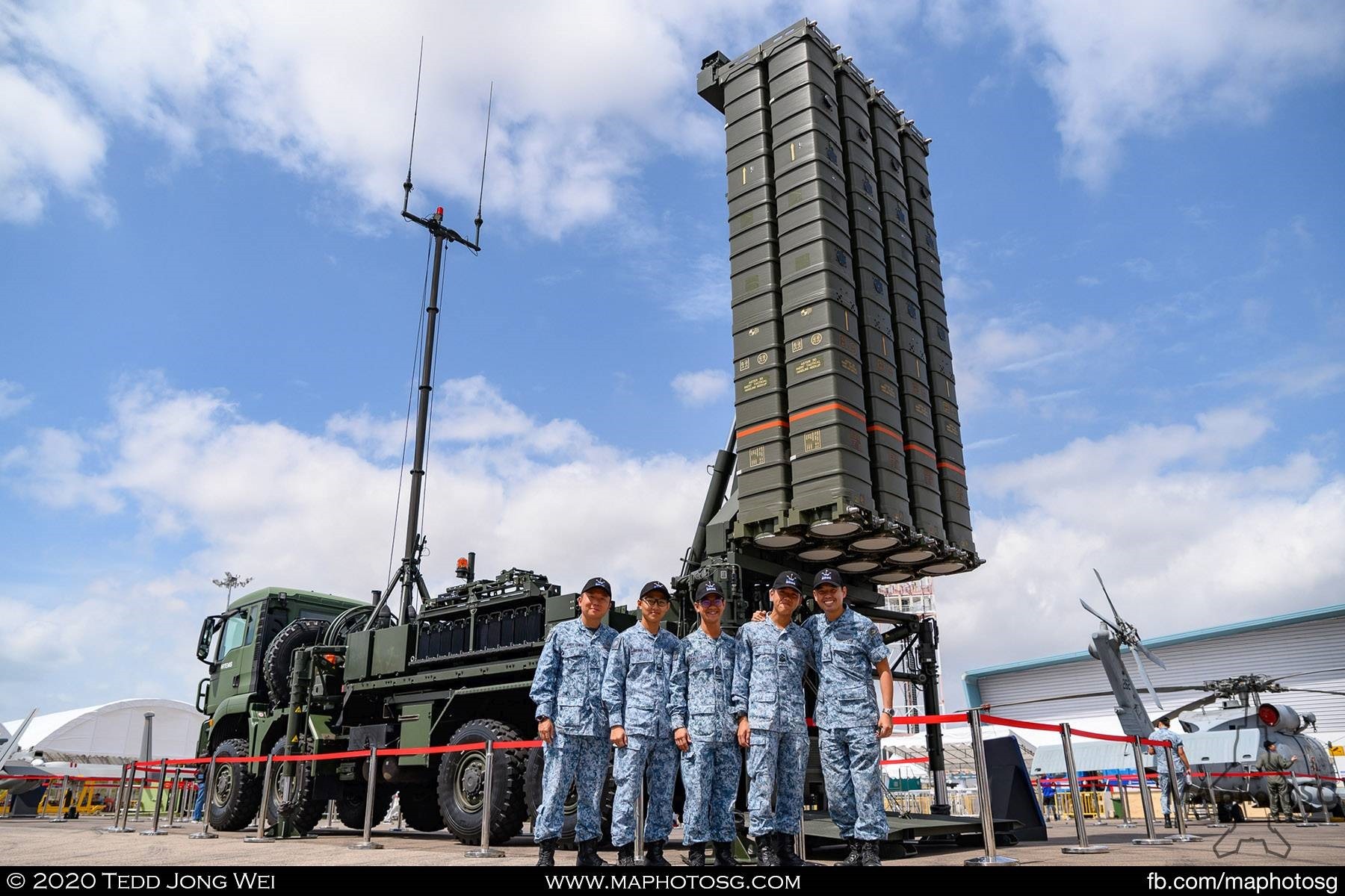 RSAF ASTER 30 missile system and crew