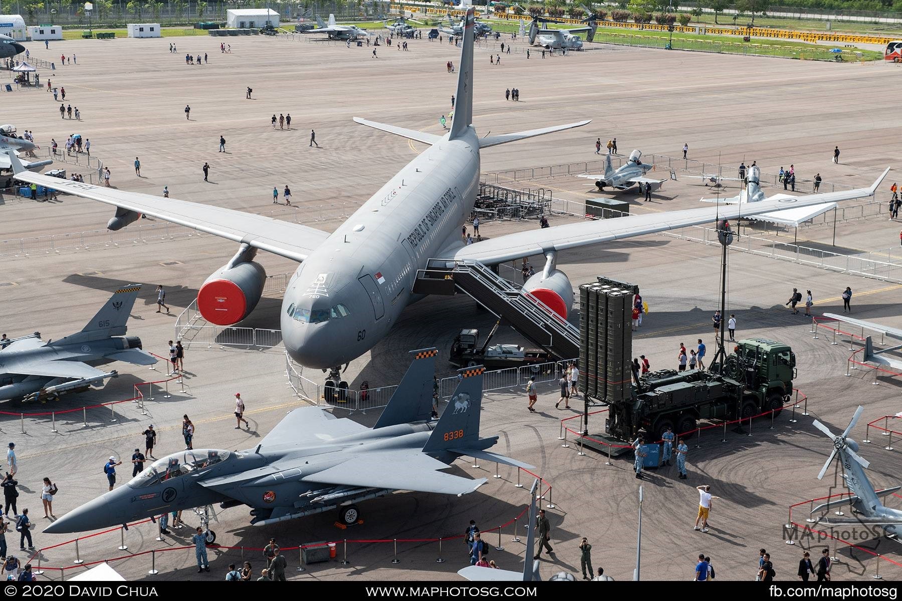 RSAF A330-MRTT aircraft at static display