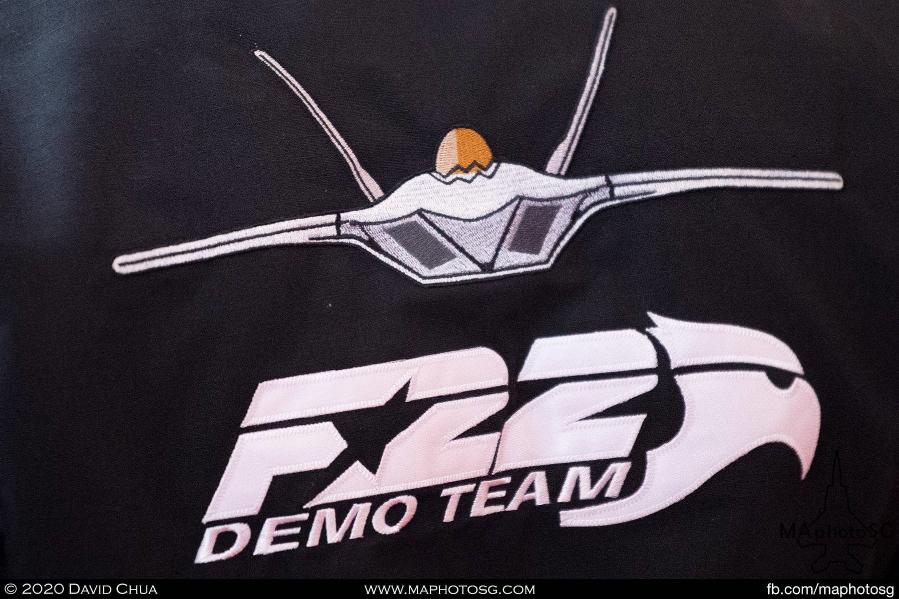 USAF F-22 Raptor Demo Team artwork