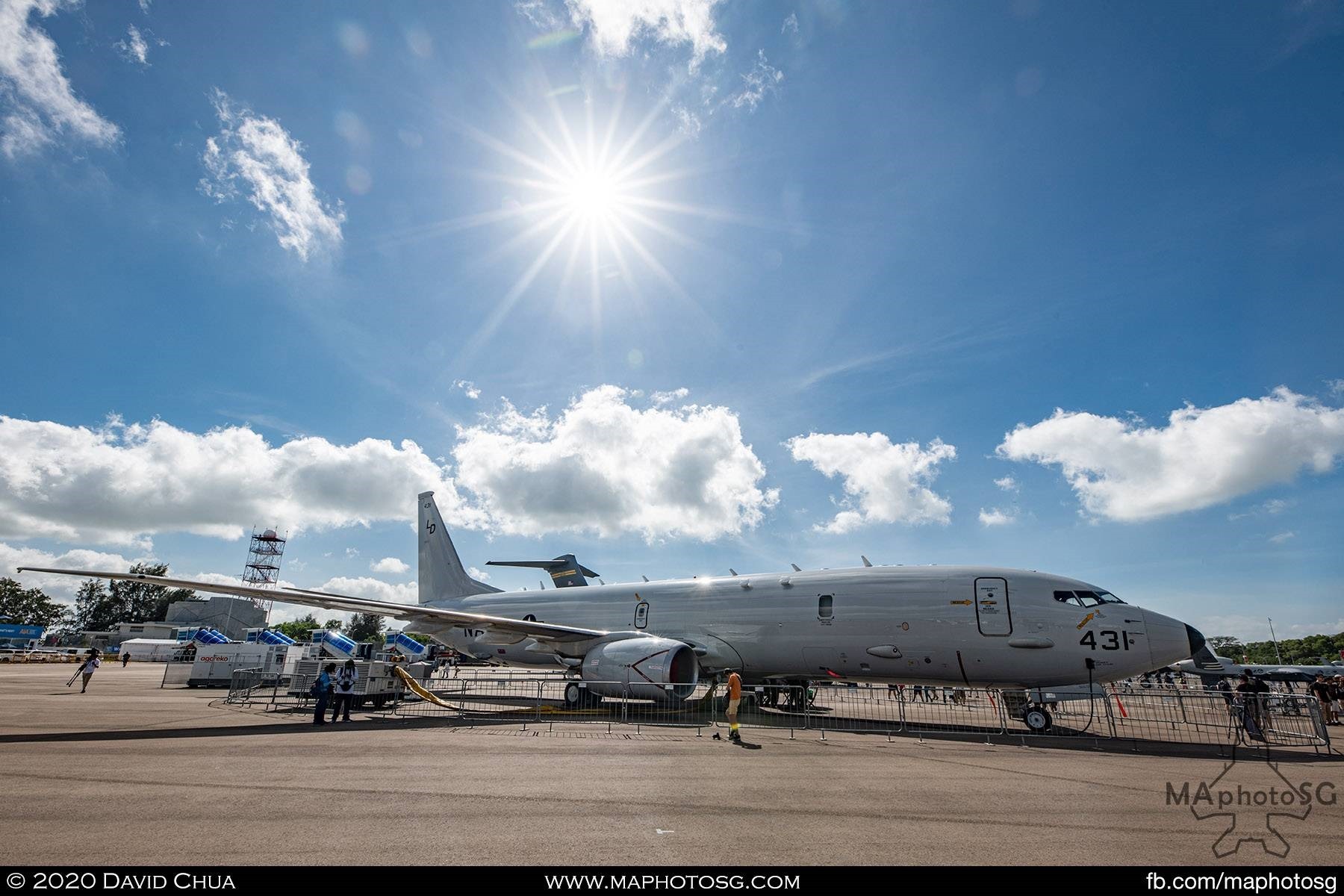 USN P-8 Poseidon maritime patrol aircraft