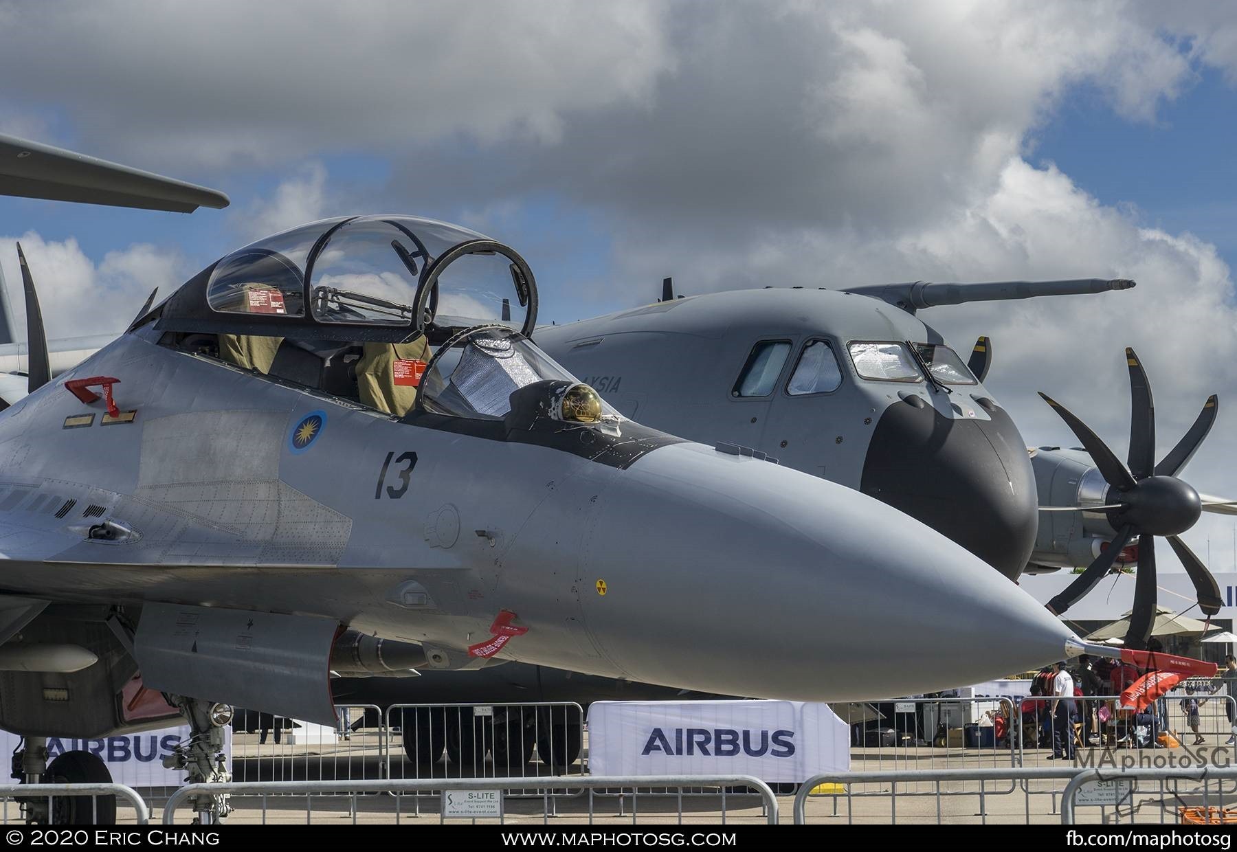 RMAF Su-30MKM and A400M