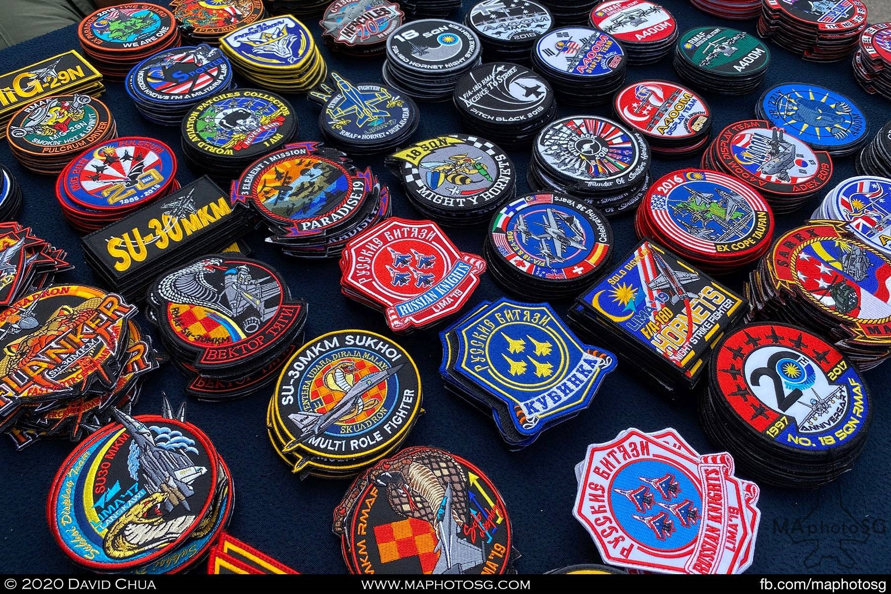 Patches for sale from the RMAF Team