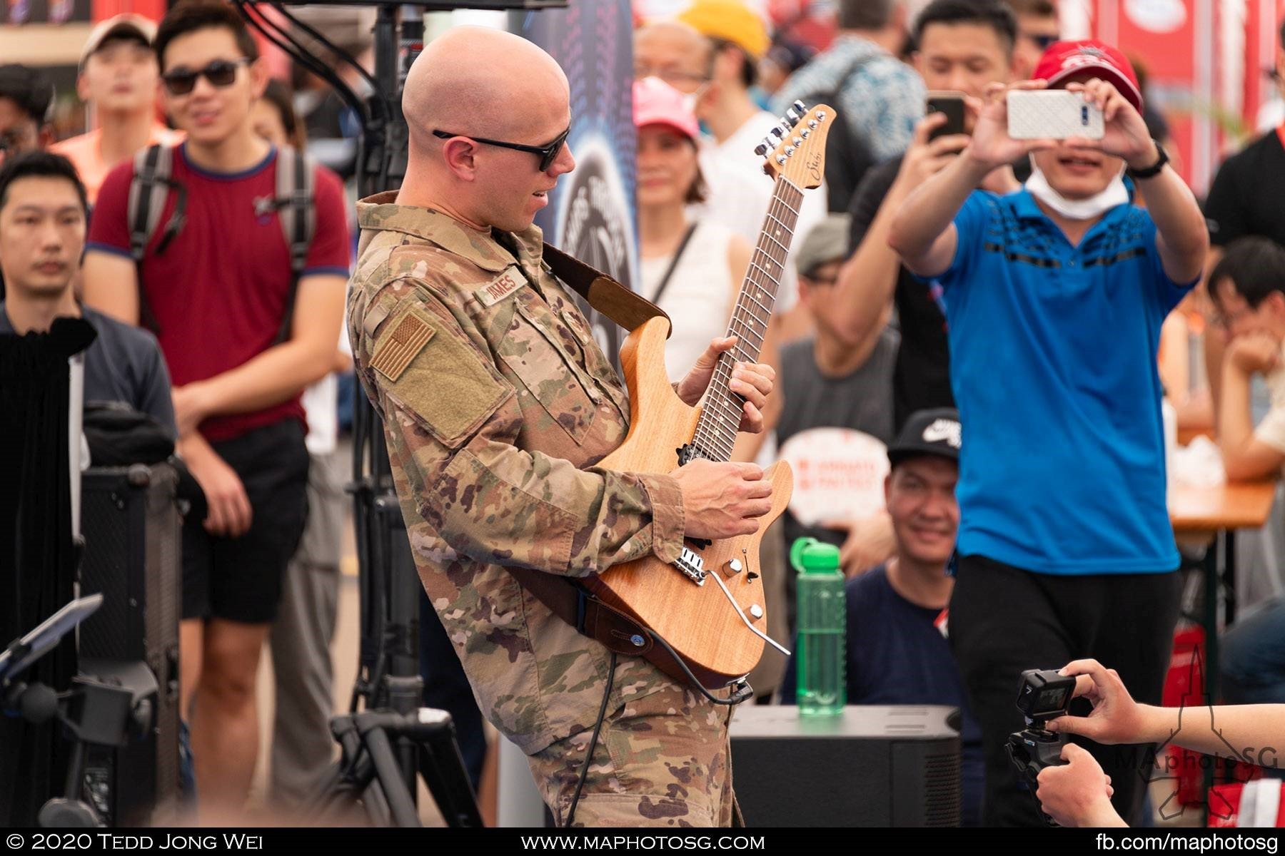 Solo guitarist of the PACAF Band