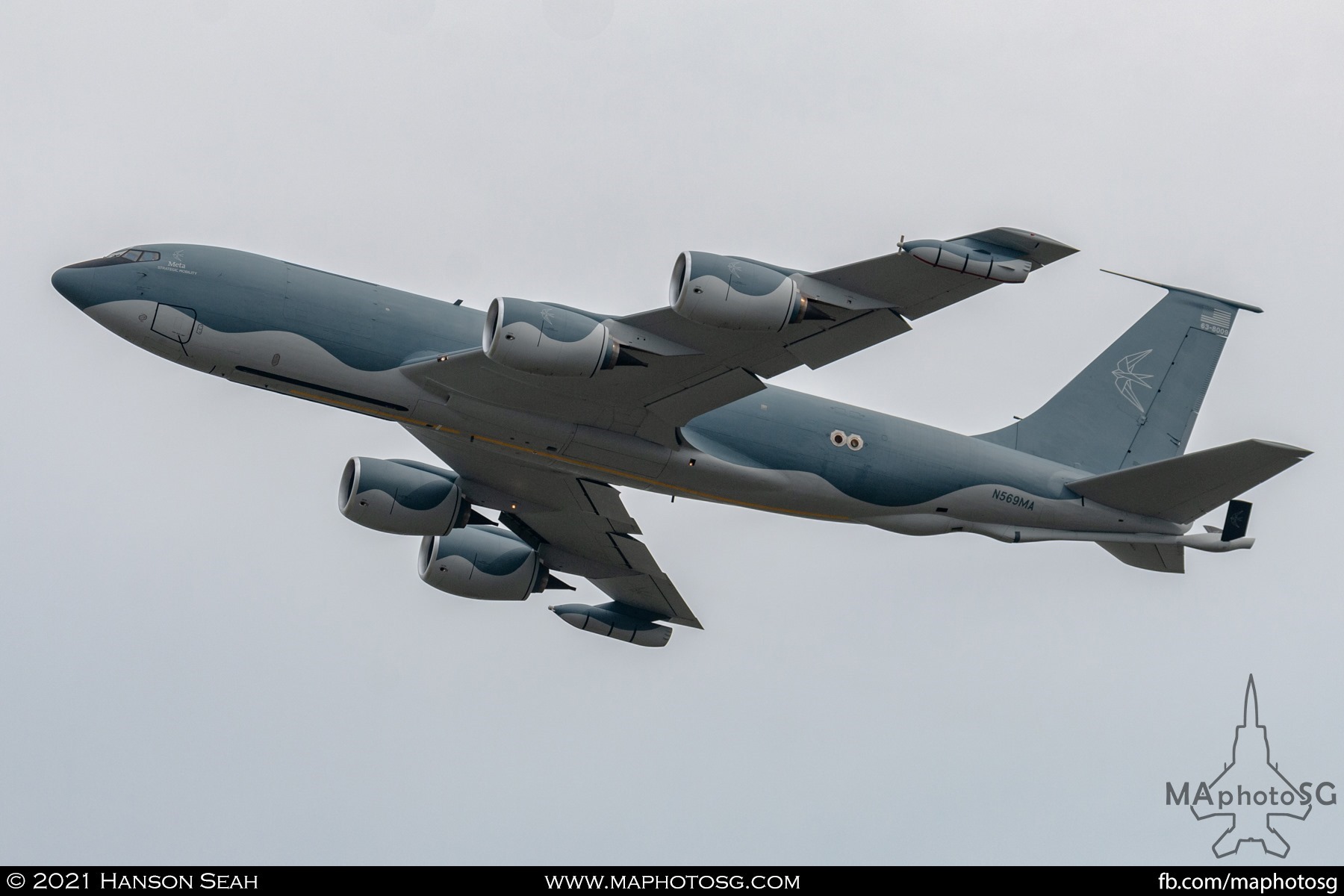 Meta Strategic Mobility KC-135R N569MA (63-8009, ex RSAF 750)