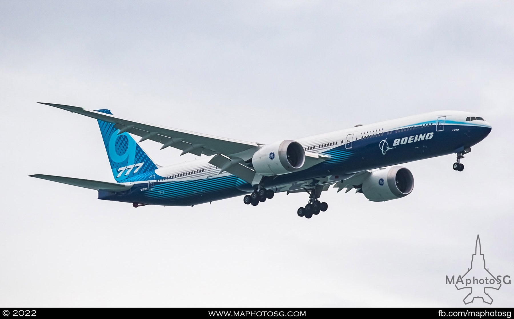 7 Feb 2022: BOE1, N779XW, Boeing 777-9