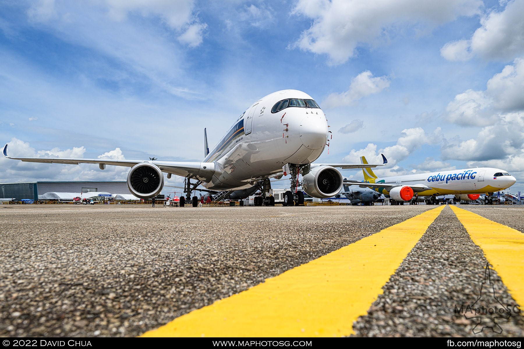 Singapore Airlines A350-900ULR and Cebu Pacific A330neo