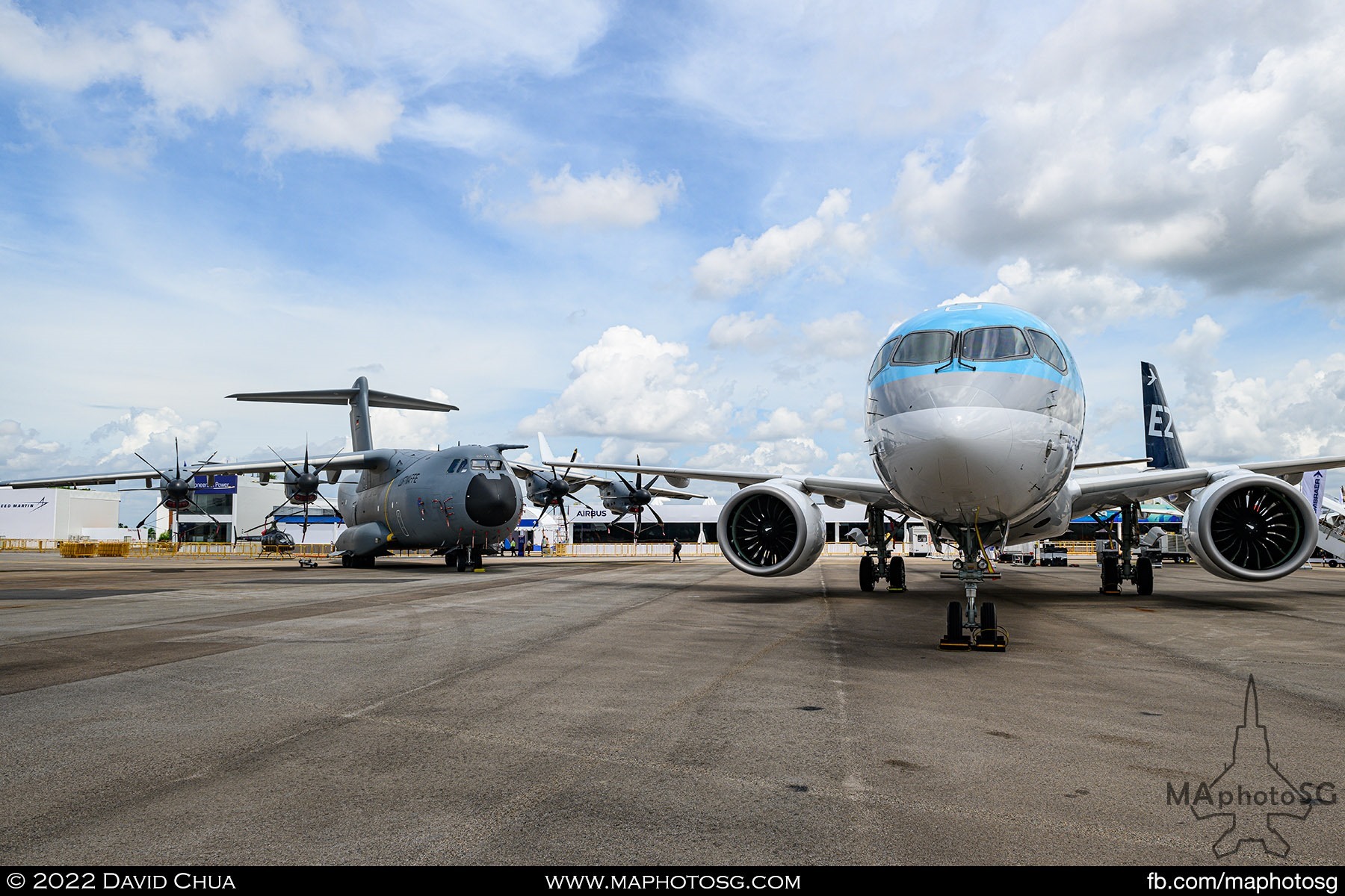 Airbus A400M Atlas and A220