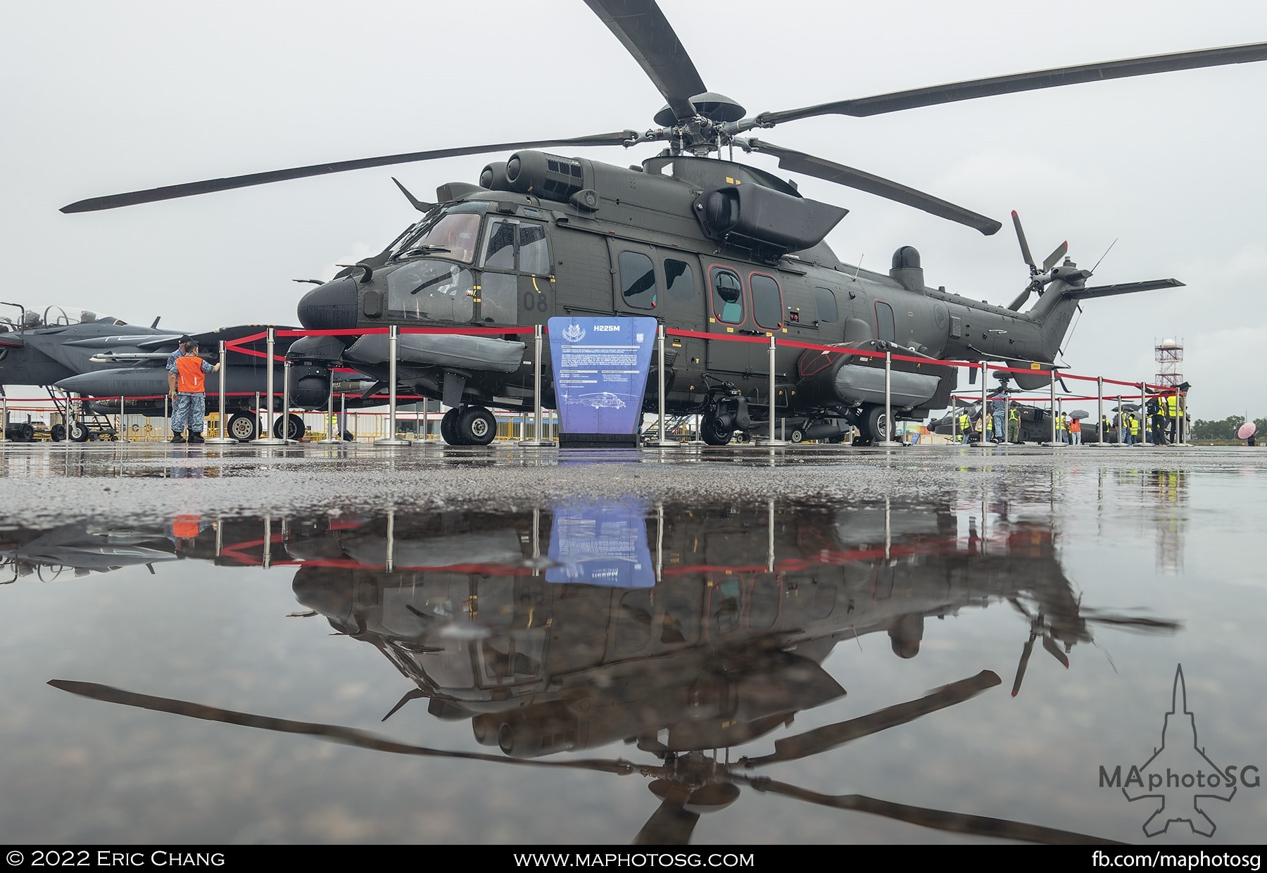 RSAF H225M medium lift helicopter with full suite of sensors