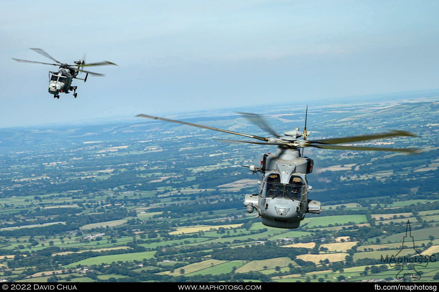 Royal Navy Merlin and Wildcat