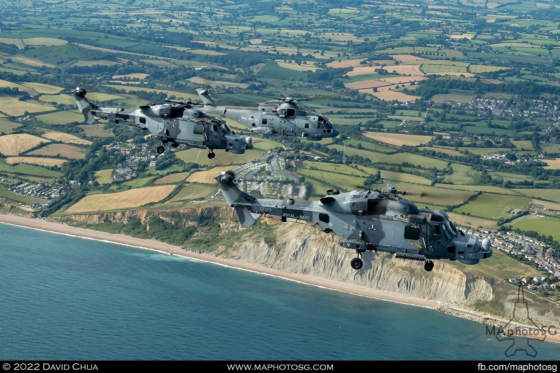 Royal Navy Merlin and 2 Wildcats