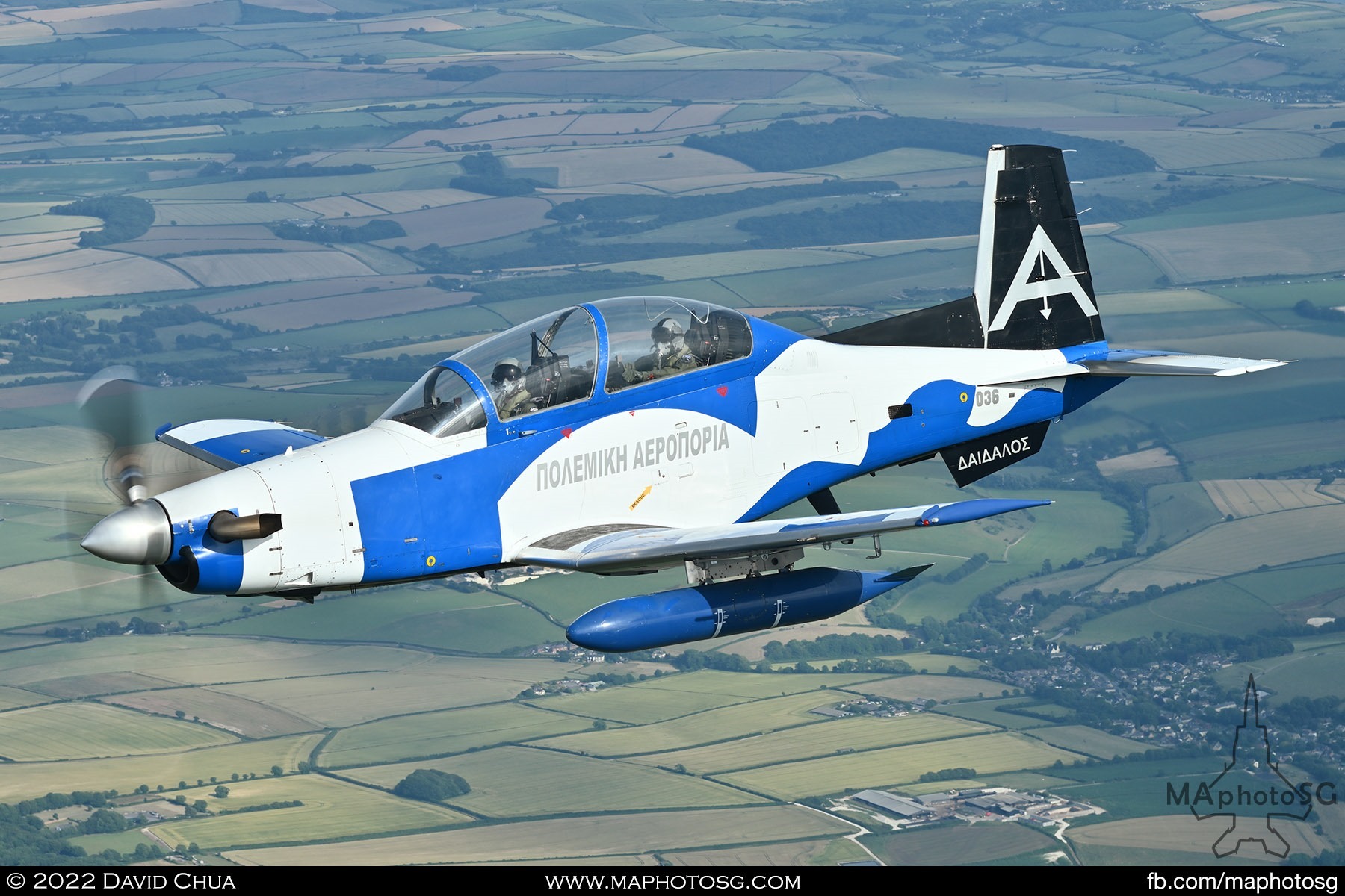 Hellenic Air Force Beechcraft T-6A Texan II (Team Daedalus)