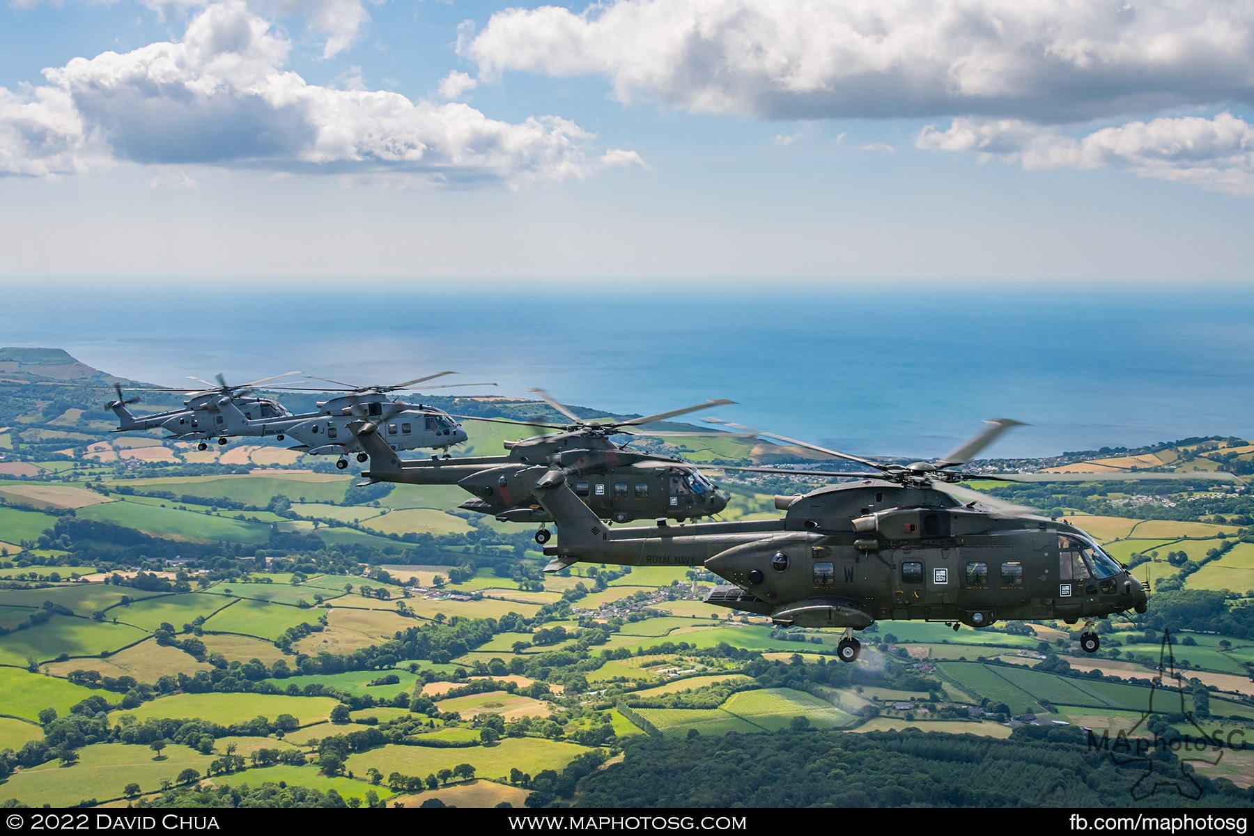 Formation of 4 Royal Navy Merlins