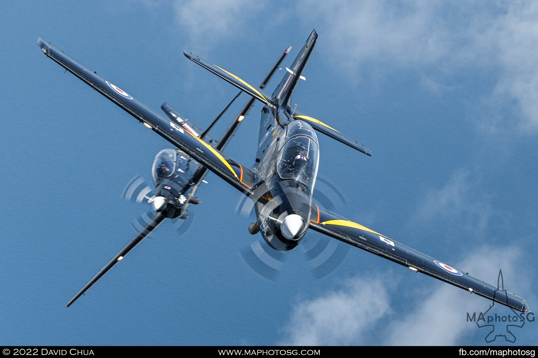 Pair of Royal Air Force Tucano T1